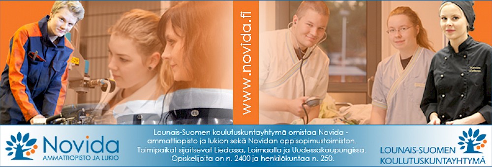 Markkinointikoordinaattori - Lounais-Suomen koulutuskuntayhtymä, Novida - ammattiopisto ja lukio