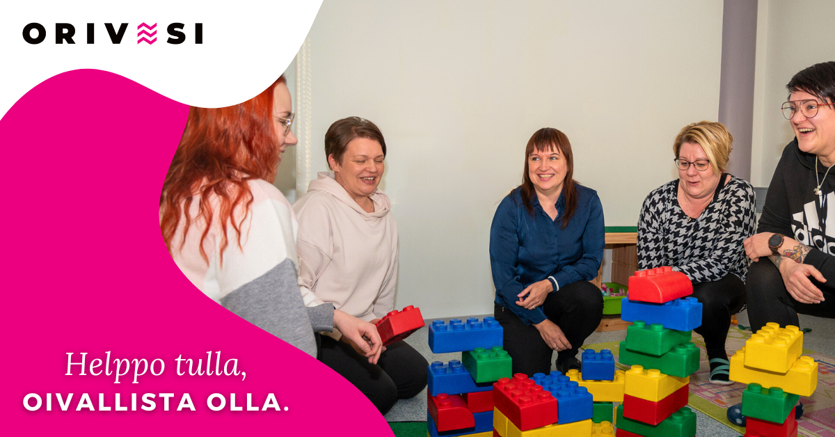 Päiväkodin työntekijöitä.