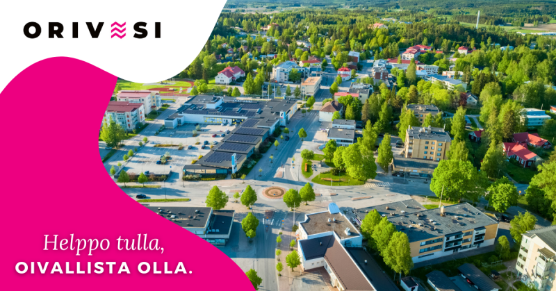 Oriveden kaupunkimaisemaa.